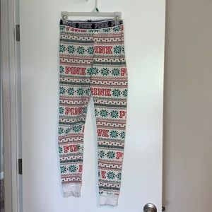 Victoria Secret Pink Christmas PJ Set